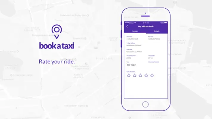 book a taxi android App screenshot 0